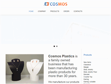Tablet Screenshot of cosmosplastics.com